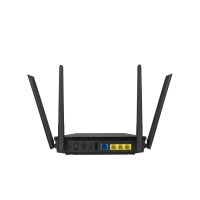 ASUS RT-AX53U, Wi-Fi 6 (802.11ax), Dual-Band (2,4 GHz/5 GHz), Ethernet/LAN, 3G, Schwarz, Tabletop-Router