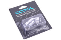 Alphacool 17059, Schlauchanschluss, 1/4 Zoll, Männlich/Weiblich, Messing, Nickel, Silber