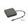 Kensington MD125U4 Mobile USB4 Dockingstation (DFS), Kabelgebunden, USB4, 100 W, 100,2500,1000,10 Mbit/s, Schwarz, Grau, 8K Ultra HD