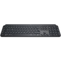 Logitech MX Keys, Volle Größe (100%), Kabellos, RF Wireless + Bluetooth, QWERTZ, Graphit