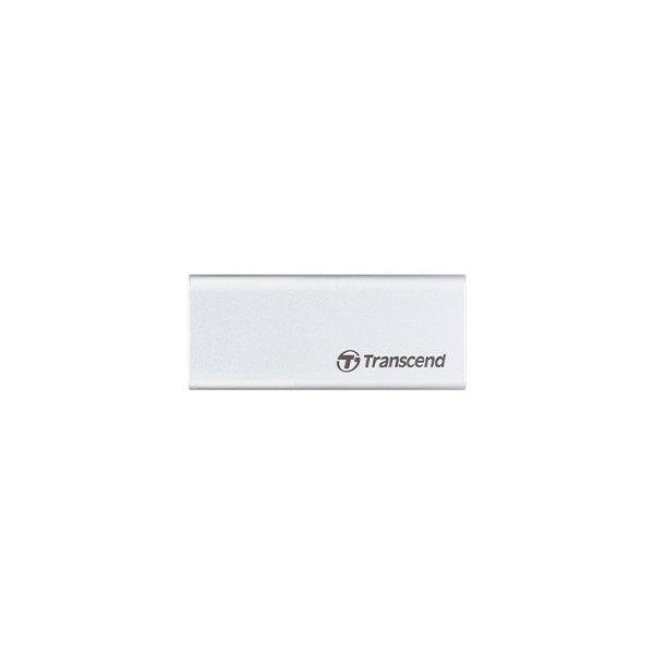 Transcend ESD260C, 1000 GB, USB Typ-C, 3.2 Gen 2 (3.1 Gen 2), Passwortschutz, Silber