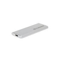 Transcend ESD260C, 1000 GB, USB Typ-C, 3.2 Gen 2 (3.1 Gen 2), Passwortschutz, Silber