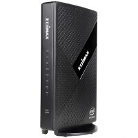 Edimax BR-6473AX, Wi-Fi 6 (802.11ax), Dual-Band (2,4 GHz/5 GHz), Eingebauter Ethernet-Anschluss, Schwarz, Tragbarer Router