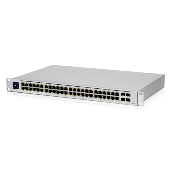 UbiQuiti UniFi USW-48-POE, Managed, L2, Gigabit Ethernet (10/100/1000), Power over Ethernet (PoE), Rack-Einbau, 1U