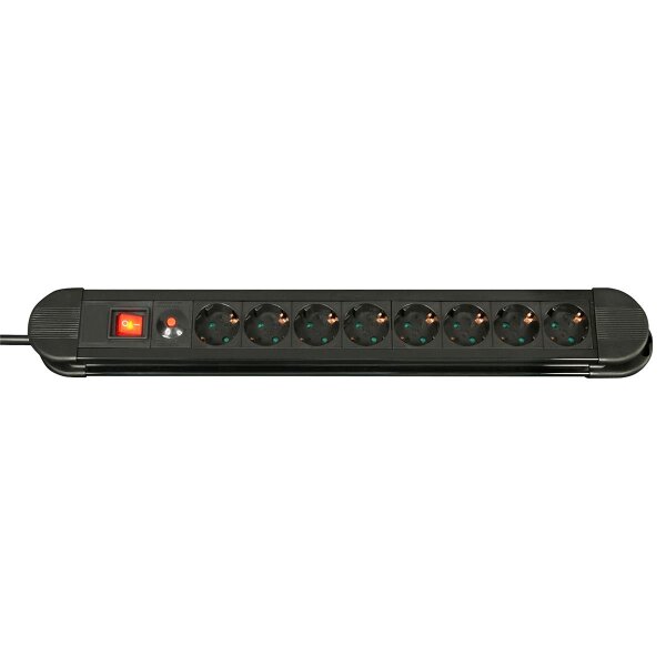 Lindy 73104, Indoor, Typ F, Schwarz, 8 AC-Ausgänge, 3500 W, -4 - 40 °C