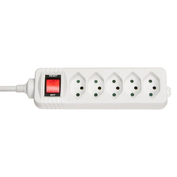 Lindy 73167, Indoor, Weiß, 5 AC-Ausgänge, 2300 W, -4 - 40 °C