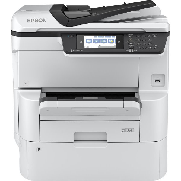 Epson WorkForce Pro WF-C878RDWF, Tintenstrahl, Farbdruck, 4800 x 1200 DPI, A3, Direktdruck, Schwarz, Weiß