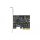 Delock PCI Express x4 Karte zu 1 x extern SuperSpeed USB 20 Gbps (USB 3.2 Gen 2x2) USB Type-C™ Buchse, PCIe, PCIe, USB 3.2 Gen 2 (3.1 Gen 2), Niedriges Profil, PCIe 3.0, Edelstahl, PC