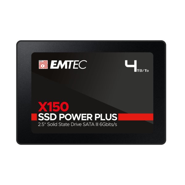 EMTEC X150, 4 TB, 2.5", 520 MB/s, 6 Gbit/s