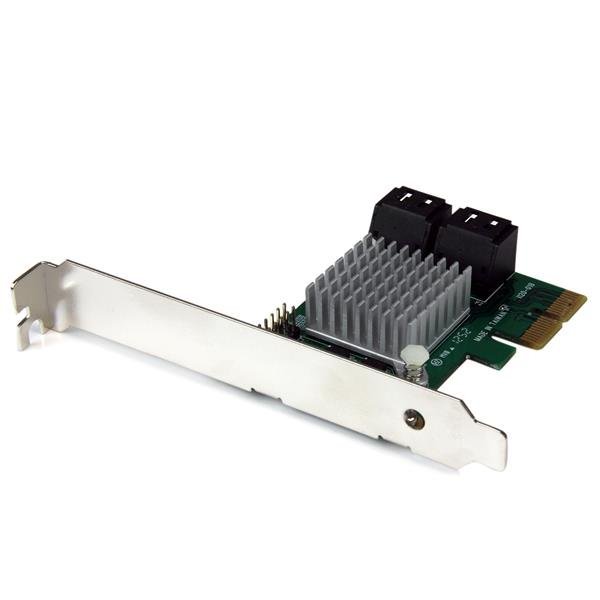 StarTech.com 4 Port PCI Express 2.0 SATA III 6Gbit/s RAID Controller Karte mit HyperDuo SSD Tiering - PCIe SATA 3 Controller Adapter, SATA, Serial ATA III, PCI Express, 0, 1, 10, JBOD, 6 Gbit/s, Marvell - 88SE9230, 48 Bit