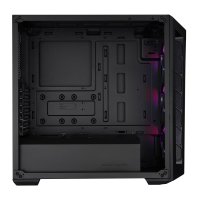 Cooler Master MasterBox MB511 ARGB, Midi Tower, PC, Schwarz, ATX, EATX, micro ATX, Mini-ITX, SSI CEB, Kunststoff, Stahl, Gehärtetes Glas, Multi