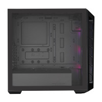 Cooler Master MasterBox MB511 ARGB, Midi Tower, PC, Schwarz, ATX, EATX, micro ATX, Mini-ITX, SSI CEB, Kunststoff, Stahl, Gehärtetes Glas, Multi