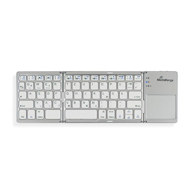 MEDIARANGE MROS133, 60%, Kabellos, Bluetooth, QWERTZ, Silber