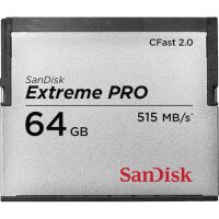 SanDisk SDCFSP-064G-G46D, 64 GB, CFast 2.0, 515 MB/s, 240...