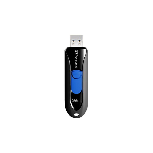 Transcend JetFlash 790, 256 GB, USB Typ-A, 3.2 Gen 1 (3.1 Gen 1), Ohne Deckel, 19 g, Schwarz