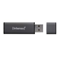 Intenso 3521495, 128 GB, USB Typ-A, 2.0, 28 MB/s, Kappe, Anthrazit