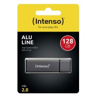 Intenso 3521495, 128 GB, USB Typ-A, 2.0, 28 MB/s, Kappe, Anthrazit