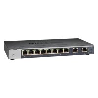 Netgear GS110MX, Unmanaged, 10G Ethernet (100/1000/10000), Rack-Einbau