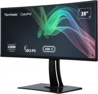 ViewSonic VP3881A, 96,5 cm (38"), 3840 x 1600 Pixel, Quad HD+, LED, 5 ms, Schwarz