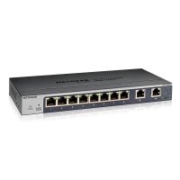 Netgear GS110EMX Managed L2 10G Ethernet (100/1000/10000) Schwarz, Managed, L2, 10G Ethernet (100/1000/10000), Rack-Einbau