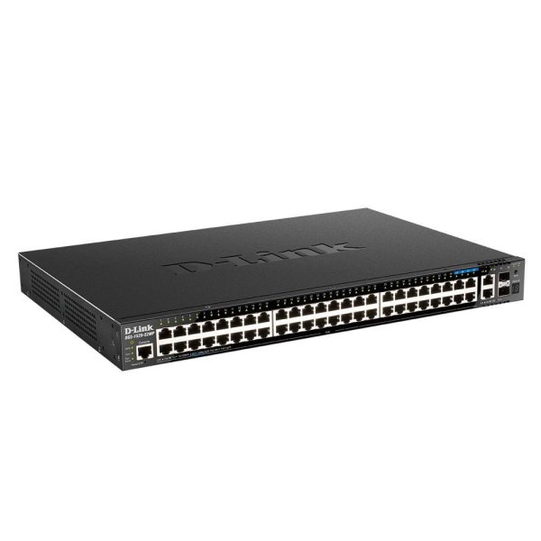 D-Link DGS-1520-52MP, Managed, L3, Gigabit Ethernet (10/100/1000), Power over Ethernet (PoE), Rack-Einbau, 1U