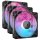 Corsair iCUE LINK RX120 RGB, Ventilator, 12 cm, 400 RPM, 2100 RPM, 36 dB, 73,5 cfm