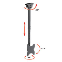 Techly ICA-CPLB-922L, 50 kg, 106,7 cm (42 Zoll), 58,4 cm (23 Zoll), 100 x 100 mm, 200 x 200 mm, 0 - 25°