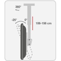 Techly ICA-CPLB-946L, 50 kg, 94 cm (37 Zoll), 177,8 cm...