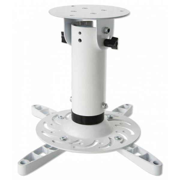 Techly ICA-PM-200WH, Zimmerdecke, 15 kg, Weiß, 360°, 0 - 30°, 200 mm