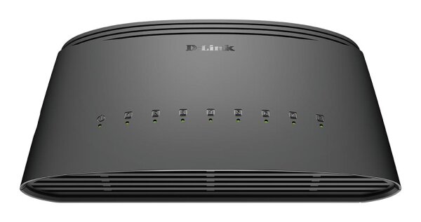 D-Link DGS-1008D/E, Unmanaged, Gigabit Ethernet (10/100/1000), Vollduplex