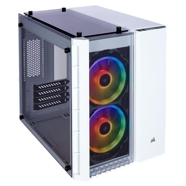 Corsair Crystal 280X, PC, Weiß, micro ATX, Stahl, Gehärtetes Glas, 15 cm, 30 cm