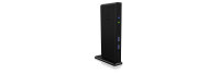 ICY BOX IB-DK2251AC, Kabelgebunden, USB 3.2 Gen 2 (3.1 Gen 2) Type-A, 3,5 mm, 10,100,1000 Mbit/s, Schwarz, 5 Gbit/s