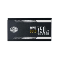 Cooler Master MWE Gold 750 - V2, 750 W, 90 -264 V, 47 - 63 Hz, 5 - 10 A, Aktiv, 100 W