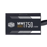 Cooler Master MWE 750 Bronze 230V V2, 750 W, 220 - 240 V, 50 - 60 Hz, 6 A, Aktiv, 120 W