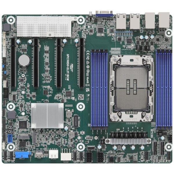 ASRock Mainboard SPC741D8-2L2T/BCM CEB Sockel 4677 Single - Mainboard - DIMM