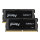 Kingston FURY Impact Black, 32 GB, 2 x 16 GB, DDR5, 2400 MHz, 262-pin SO-DIMM