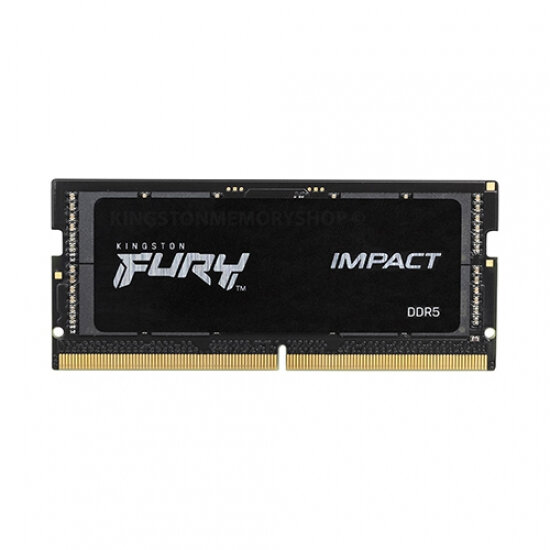 Kingston FURY Impact Black, 32 GB, 2 x 32 GB, DDR5, 2400 MHz, 262-pin SO-DIMM