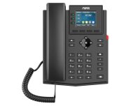 Fanvil X303G, IP-Telefon, Schwarz, Kabelgebundenes Mobilteil, Tisch/Wand, Linux, 4 Zeilen