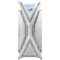 ASUS GR701 ROG Hyperion White, PC, Weiß, ATX, EATX, micro ATX, Mini-ITX, Aluminium, Multi, Vorderseite