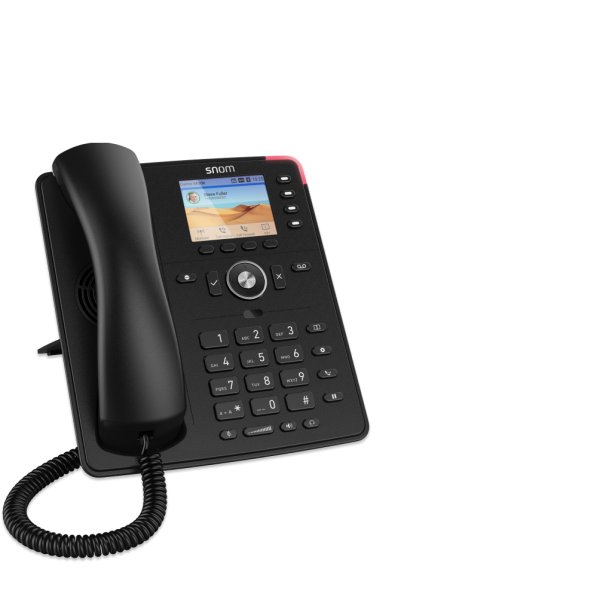 Snom D713, IP-Telefon, Schwarz, Kabelgebundenes Mobilteil, TFT, Gigabit Ethernet