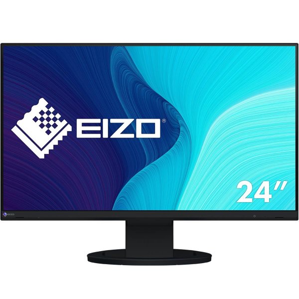 EIZO FlexScan EV2480-BK, 60,5 cm (23.8"), 1920 x 1080 Pixel, Full HD, LED, 5 ms, Schwarz