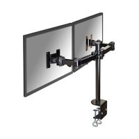 Neomounts Monitor-Tischhalterung, Klemme, 8 kg, 25,4 cm (10"), 68,6 cm (27"), 100 x 100 mm, Schwarz