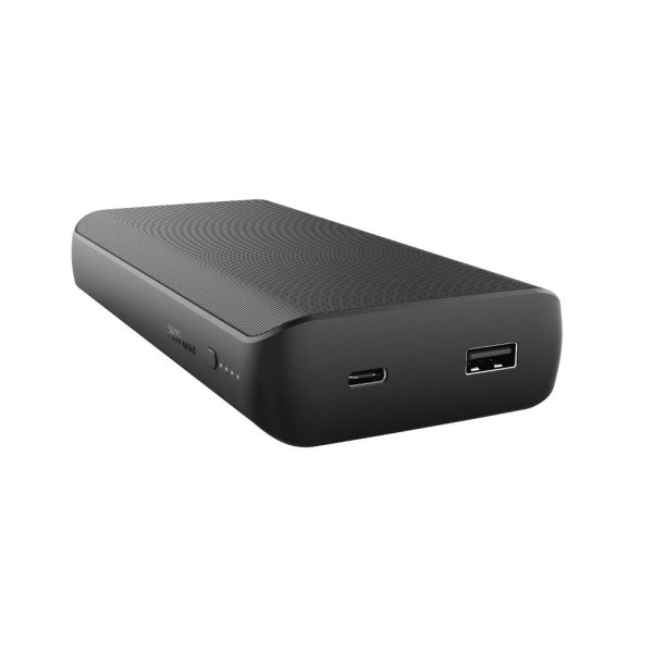 Trust Laro, 20000 mAh, Lithium-Ion (Li-Ion), Quick Charge 3.0, 3,7 V, 65 W, Schwarz