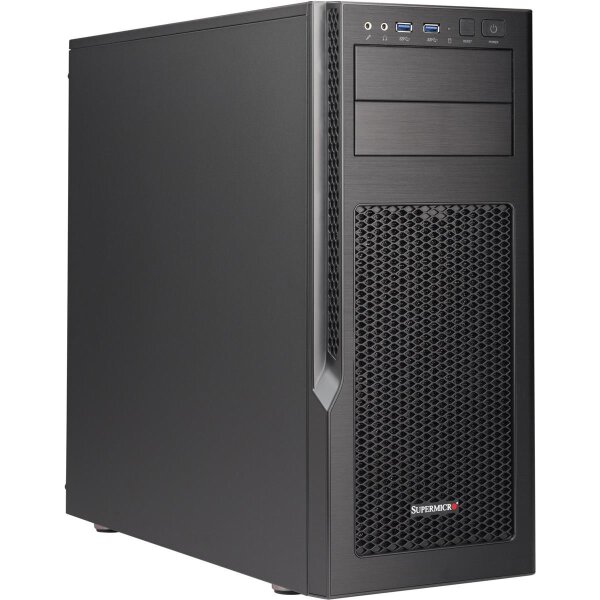 Supermicro SuperChassis GS5A-754K, Midi Tower, Server, Schwarz, Grau, ATX, micro ATX, Aluminium, HDD, Leistung