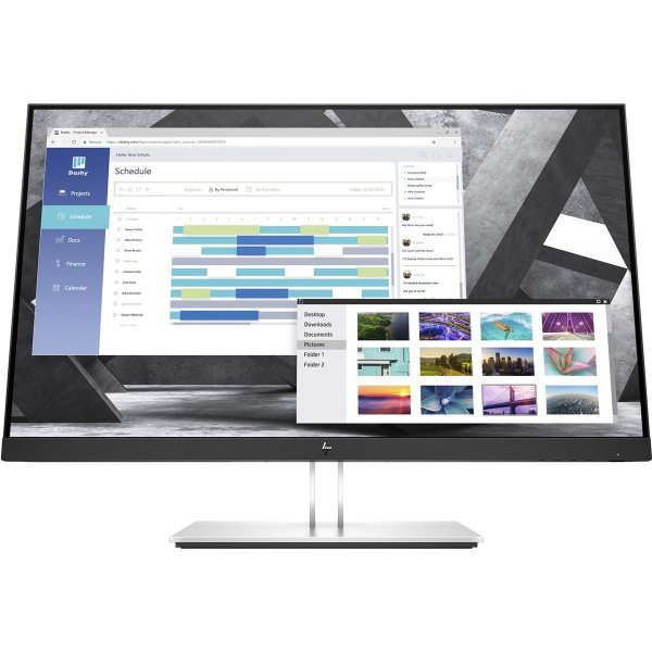 HP E-Series E27q G4 QHD-Monitor, 68,6 cm (27"), 2560 x 1440 Pixel, Quad HD, 5 ms, Schwarz