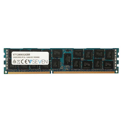 V7 32GB DDR3 PC3-12800 - 1600mhz SERVER ECC REG Server Arbeitsspeicher Modul - V71280032GBR, Vereinigtes Königreich, CE, RoHS, 170 mm, 55 mm, 15 mm, 35 g