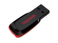 SanDisk Cruzer Blade, 32 GB, USB Typ-A, 2.0, Ohne Deckel, 2,5 g, Schwarz, Rot