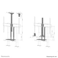 Neomounts Videobar & Multimedia-Kit, Regal, Schwarz, Stahl, 9 kg, China, 246 mm