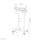 Neomounts motorisierter Bodenständer, 110 kg, 139,7 cm (55"), 2,54 m (100"), 100 x 100 mm, 800 x 600 mm, 115,2 - 180,2 mm