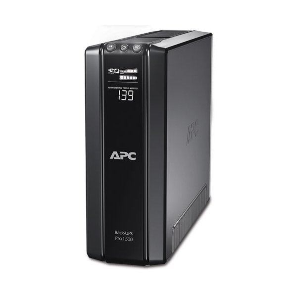 APC BR1500G-FR, 1,2 kVA, 865 W, 445 J, Plombierte Bleisäure (VRLA), 8 h, Schwarz